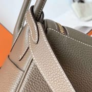 LINDY CLEMENCE CK18 ETOUPE GREY GOLD HARDWARE GHW 26CM FULL HANDMADE