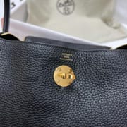 LINDY CLEMENCE CK89 BLACK GOLD HARDWARE GHW 26CM FULL HANDMADE