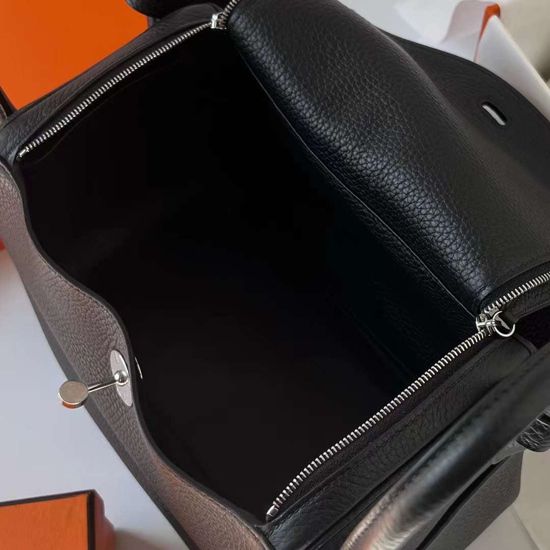 LINDY CLEMENCE CK89 BLACK SILVER HARDWARE PHW 26CM FULL HANDMADE