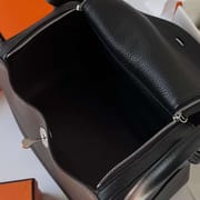 LINDY CLEMENCE CK89 BLACK SILVER HARDWARE PHW 26CM FULL HANDMADE