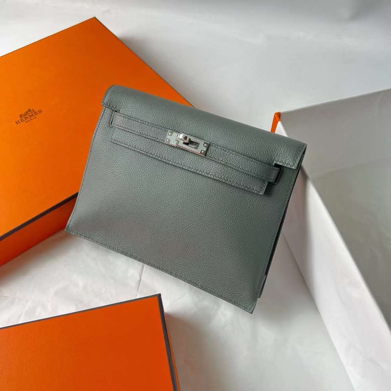 Kelly Danse Evercolor Cc63 Apricot Green Silver Hardware Full Handmade Phw
