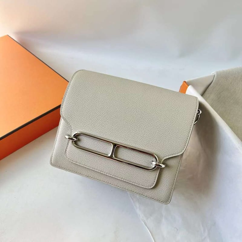ROULIS EVERCOLOR 8L ICE WHITE SILVER HARDWARE PHW 19CM FULL HANDMADE