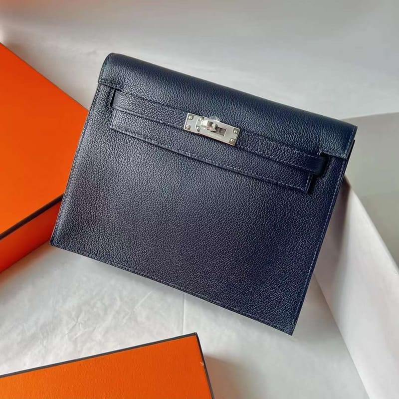 Kelly Danse Evercolor Ck76 Deep Blue Silver Hardware Full Handmade Phw