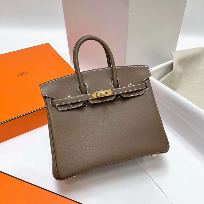 Birkin 25cm Swift CK18 Etoupe Ghw