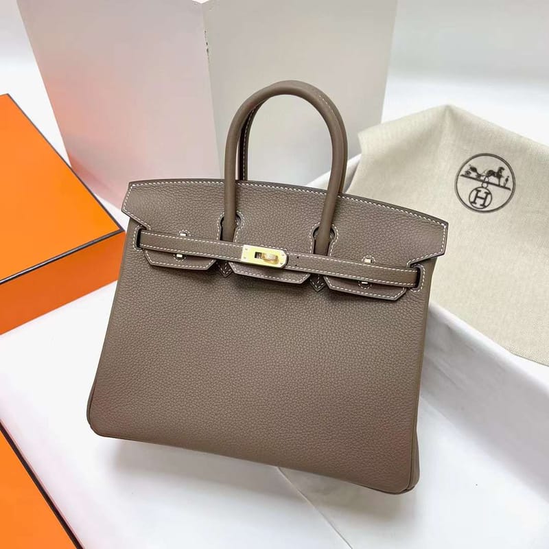 Birkin 25cm togo CK18 Etoupe Ghw