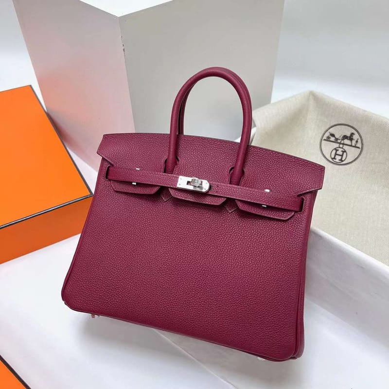 Birkin 25cm Togo K1 Grenade Phw