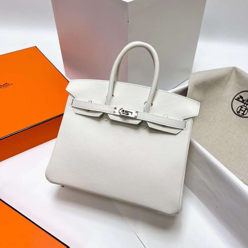 Birkin 25cm Swift 01 Blanc Phw