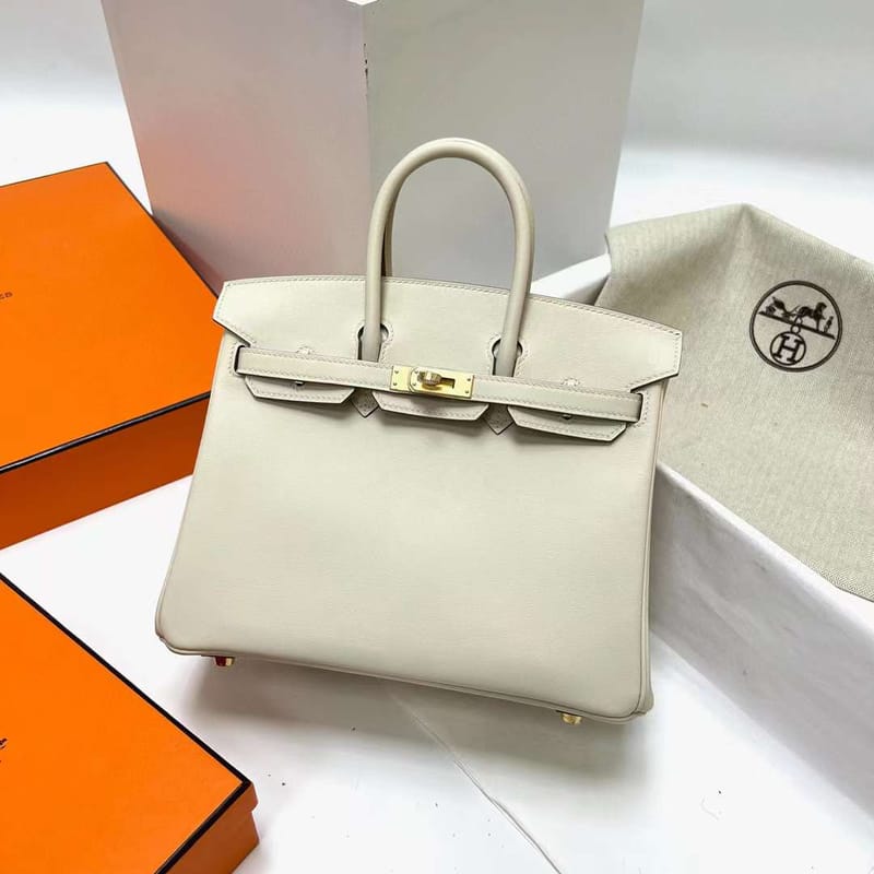 Birkin 25cm Swift Ck10 Craie Ghw