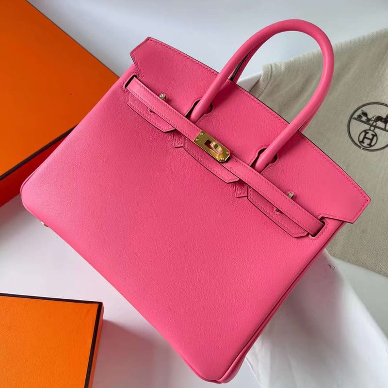 Birkin 25cm Swift 8W Rose Lipstick Ghw