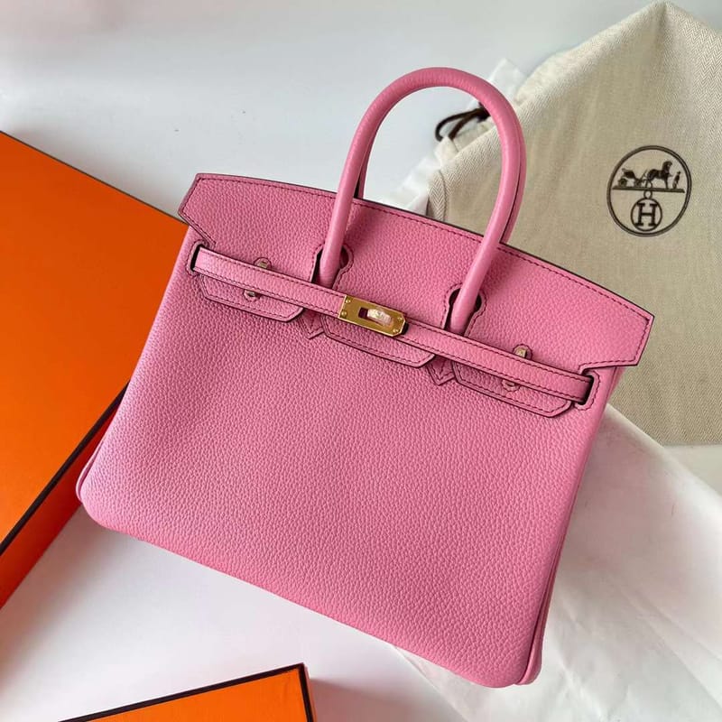 BIRKIN TOGO 5P SAKURA PINK GOLD HARDWARE GHW 25CM FULL HANDMADE