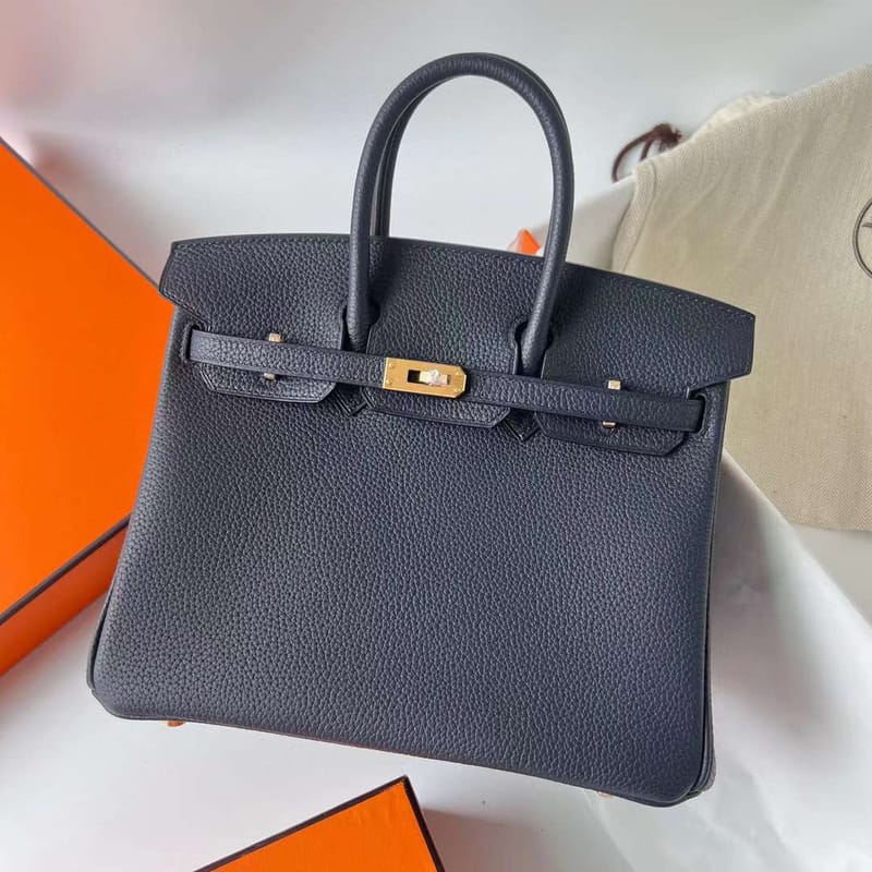 Birkin 25cm Togo 2Z Blue Nuit Ghw