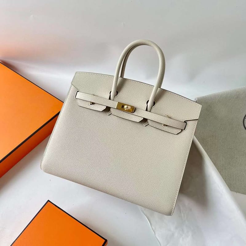 Birkin 25cm Sellier Epsom CK10 Craie Ghw