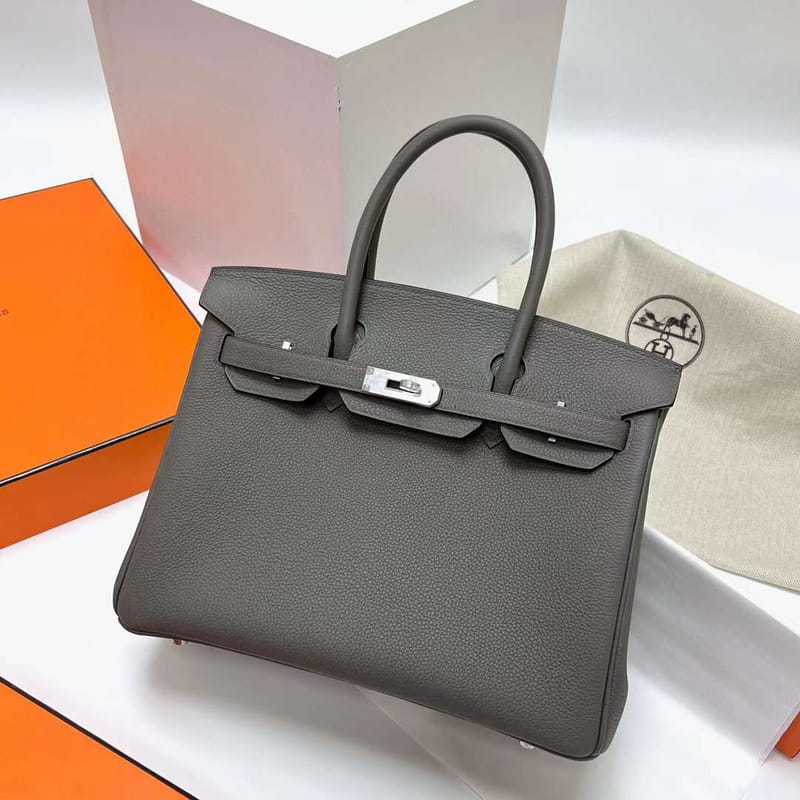 Birkin 30cm Togo 8F Etain Phw