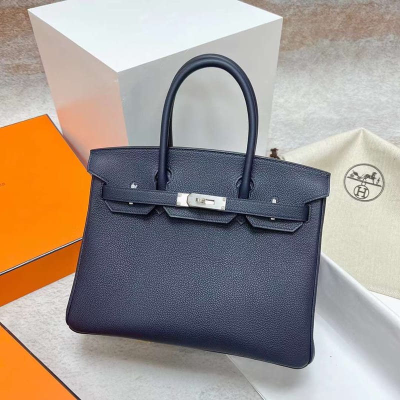 Birkin 30cm Togo 2Z Blue Nuit Phw