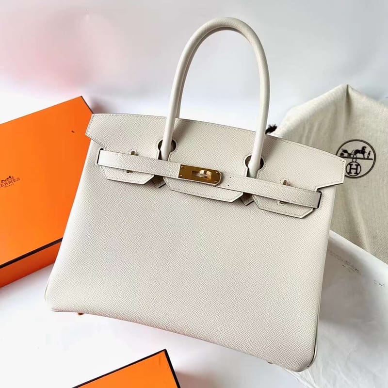 Birkin 30cm Epsom CK10 Craie Ghw