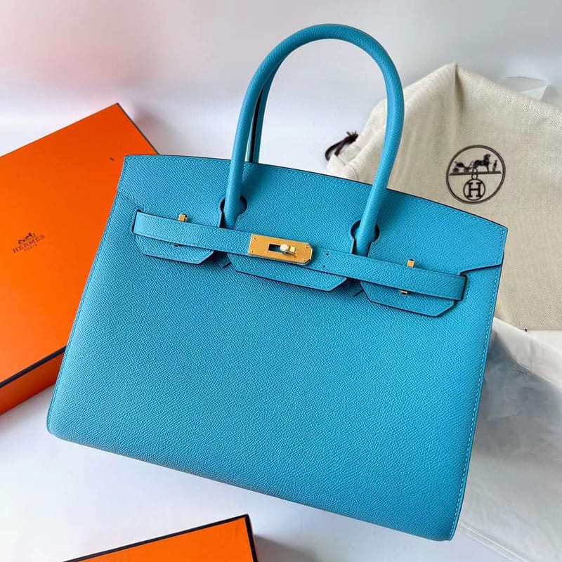 Birkin 30cm Sellier Epsom P3 Bleu Du Nord Ghw