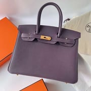 BIRKIN TOGO CK59 GRAPE PURPLE GOLD HARDWARE GHW 30CM FULL HANDMADE