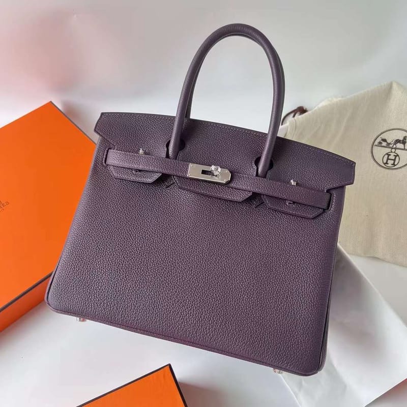 Birkin 30cm Togo CK59 Raisin Phw