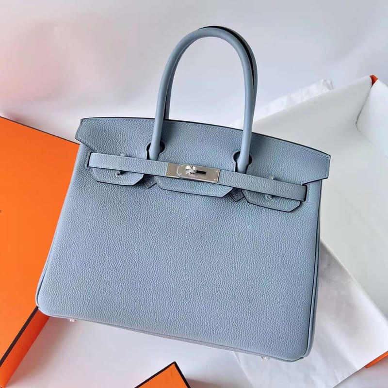 Birkin 30cm Togo J7 Blue Lin & D0 Beige de Weimar Phw