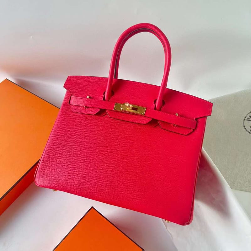 Birkin 30cm Epsom I6 Rose Extreme Ghw