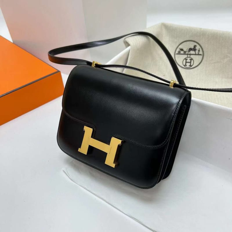 Constance 18cm Box Ck89 Black Gold Hardware Ghw Full Handmade