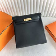 KELLY ADO CLEMENCE CK89 BLACK GOLD HARDWARE 22CM FULL HANDMADE GHW