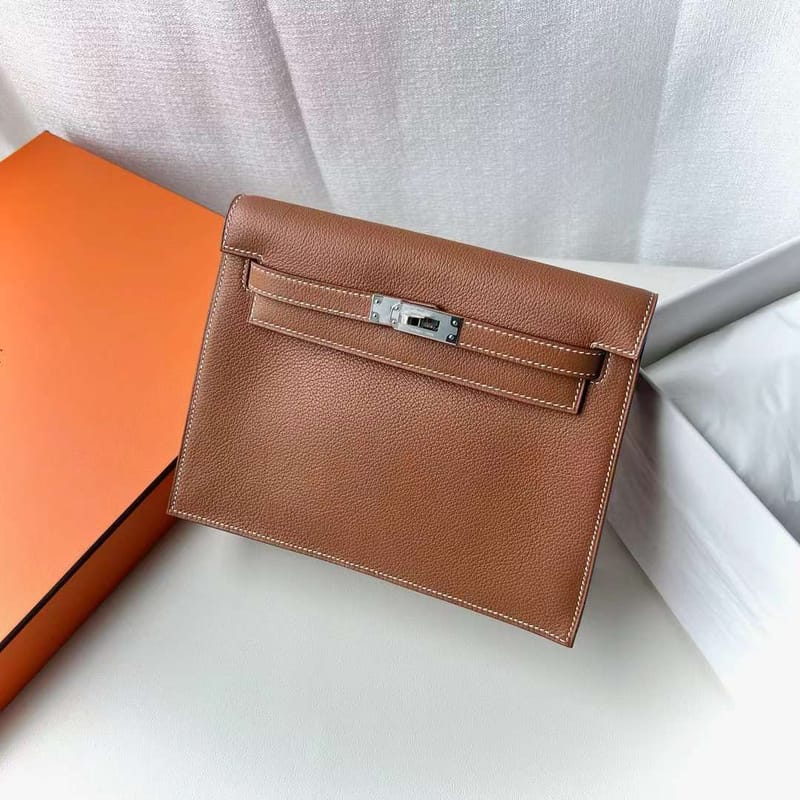 Kelly Danse Evercolor Ck37 Golden Brown Silver Hardware Full Handmade Phw