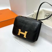 CONSTANCE LIZARD CK89 BLACK GOLD HARDWARE GHW 18CM FULL HANDMADE