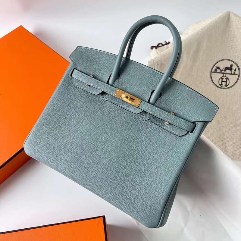 Birkin 25cm Togo 7G Ciel Ghw