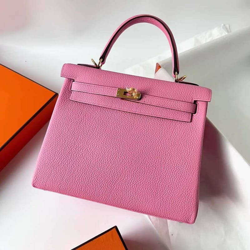 KELLY TOGO 5P SAKURA PINK GOLD HARDWARE GHW 25CM FULL HANDMADE