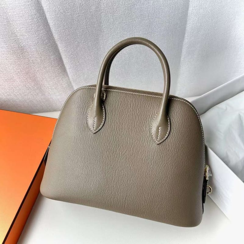 BOLIDE CHEVER CK18 ETOUPE GREY GOLD HARDWARE 25CM FULL HANDMADE GHW
