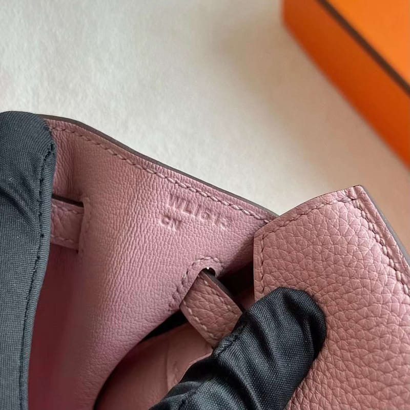BIRKIN TOGO 3Q NEW PINK ROSE GOLD HARDWARE 25CM FULL HANDMADE RGHW