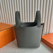 PICOTIN CLEMENCE 0L GREY GOLD HARDWARE 18CM FULL HANDMADE GHW