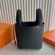PICOTIN CLEMENCE CK89 BLACK GOLD HARDWARE GHW 18CM FULL HANDMADE