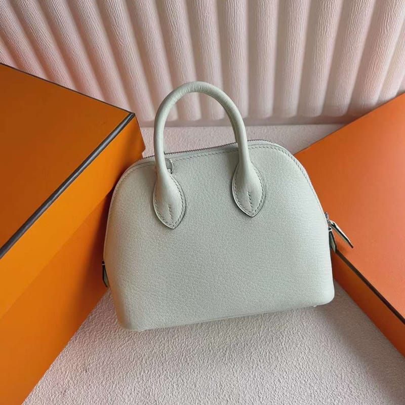 Mini Bolide Chever 0s Light Green Silver Hardware Full Handmade Phw