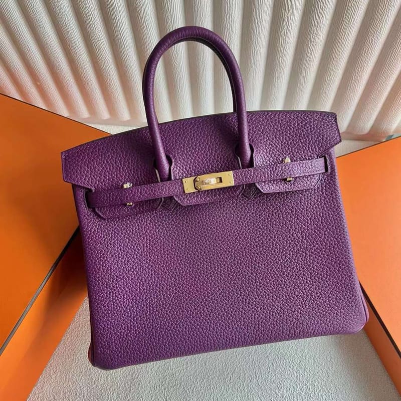Birkin 25cm Togo P9 Anemone Ghw