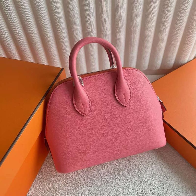 Mini Bolide Evercolor K4 Pink & Orange Silver Hardware Full Handmade Phw