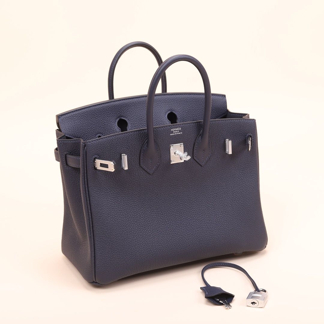 Birkin 25cm Togo 2Z Blue nuit PHW