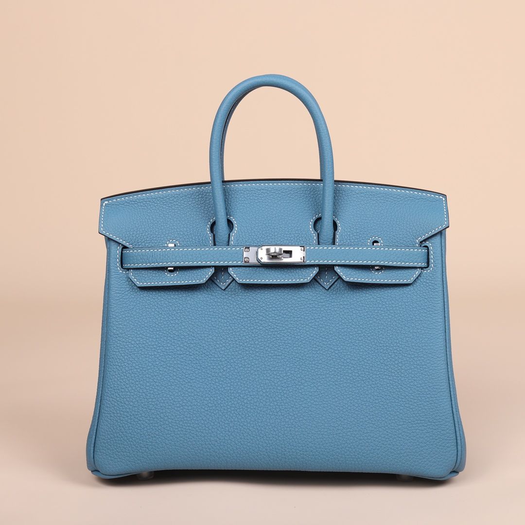 Birkin 25cm Togo D2 New Blue Jean PHW