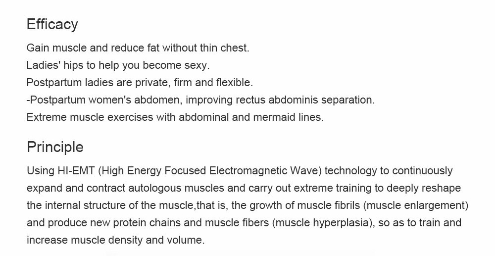 Portable EMSculpt Machine