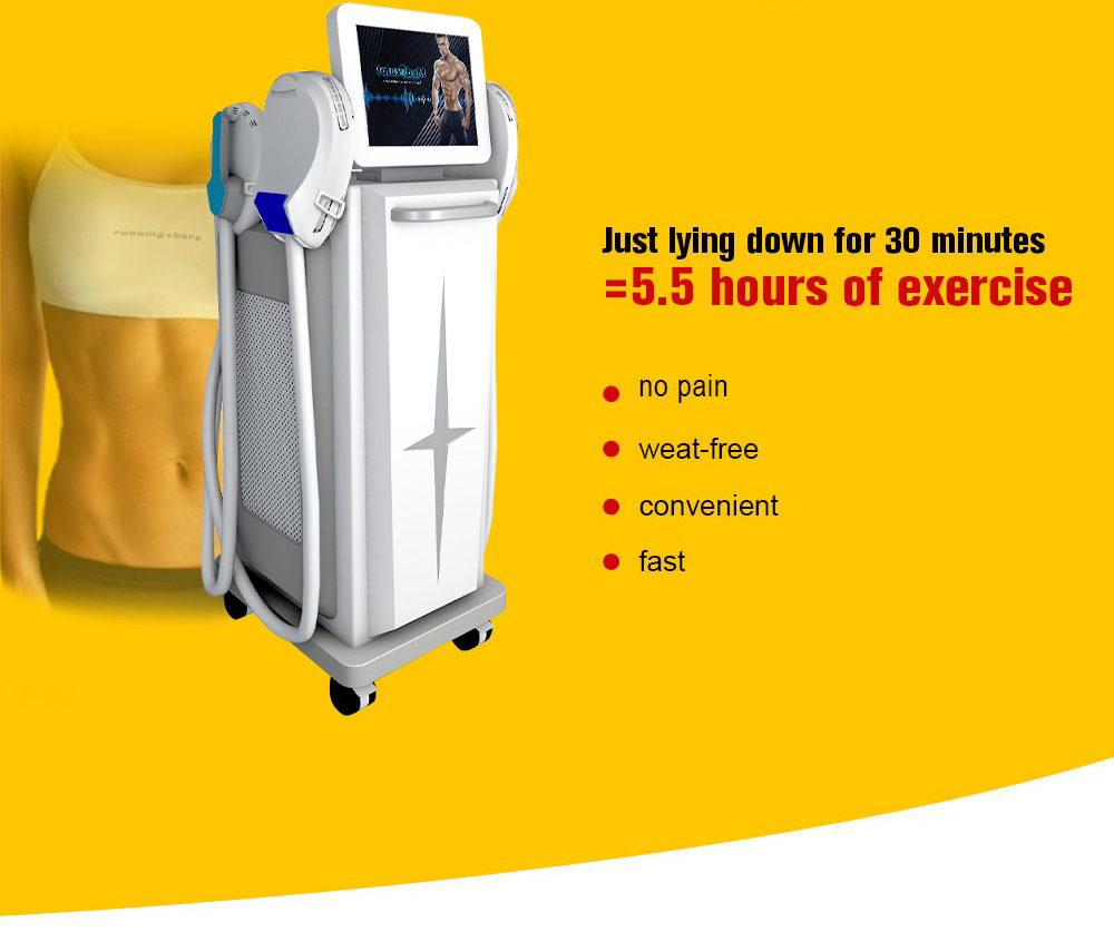 Vertical EMSculpt machine