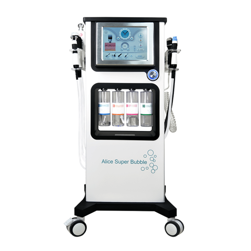 7 in 1 Super bubble hydradermabrasion high pressure oxygen facial cleaning machine