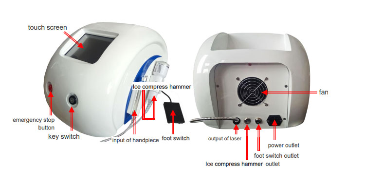 980 nm Spider Vein Removal Machine 980 nm Spider Vein Removal Machine