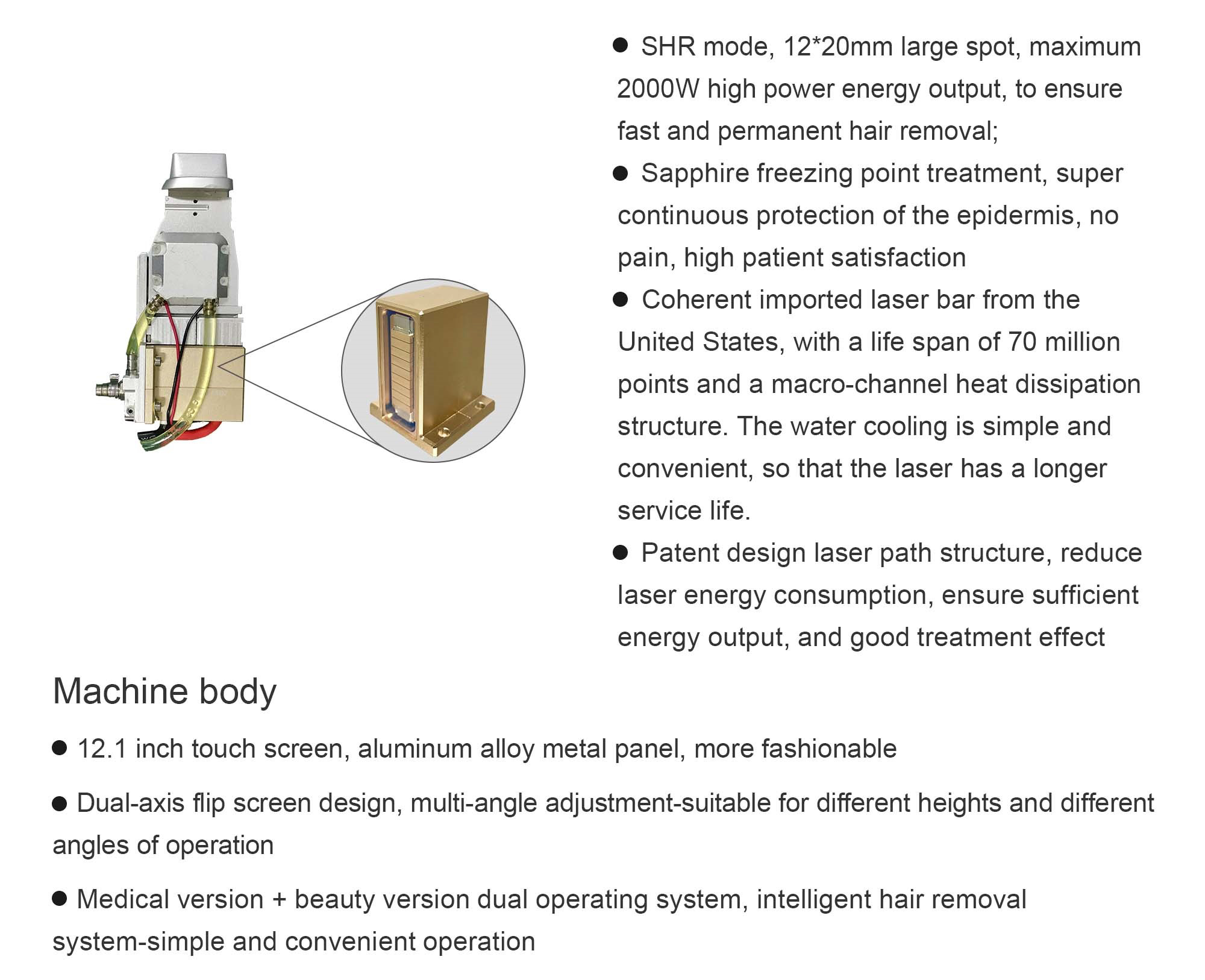 Newest High power 755/808/1064 nm Diode Laser
