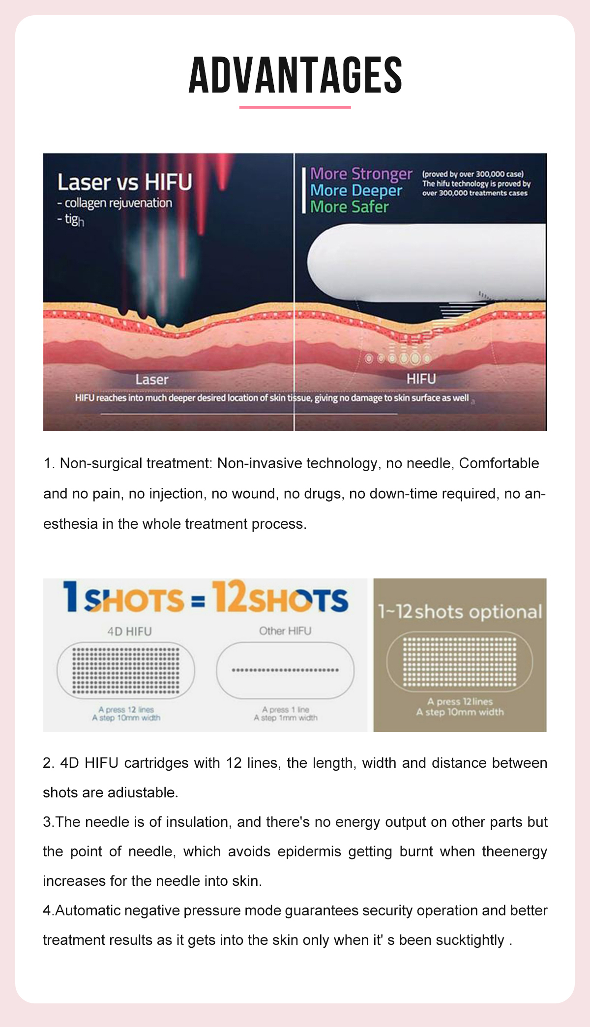 10D HIFU (4D HIFU+Vmax+Liposonix+Vaginal HIFU+Vaginal Test+Mirconeedling RF) 10D HIFU (4D HIFU+Vmax+Liposonix+Vaginal HIFU+Vaginal Test+Mirconeedling RF)