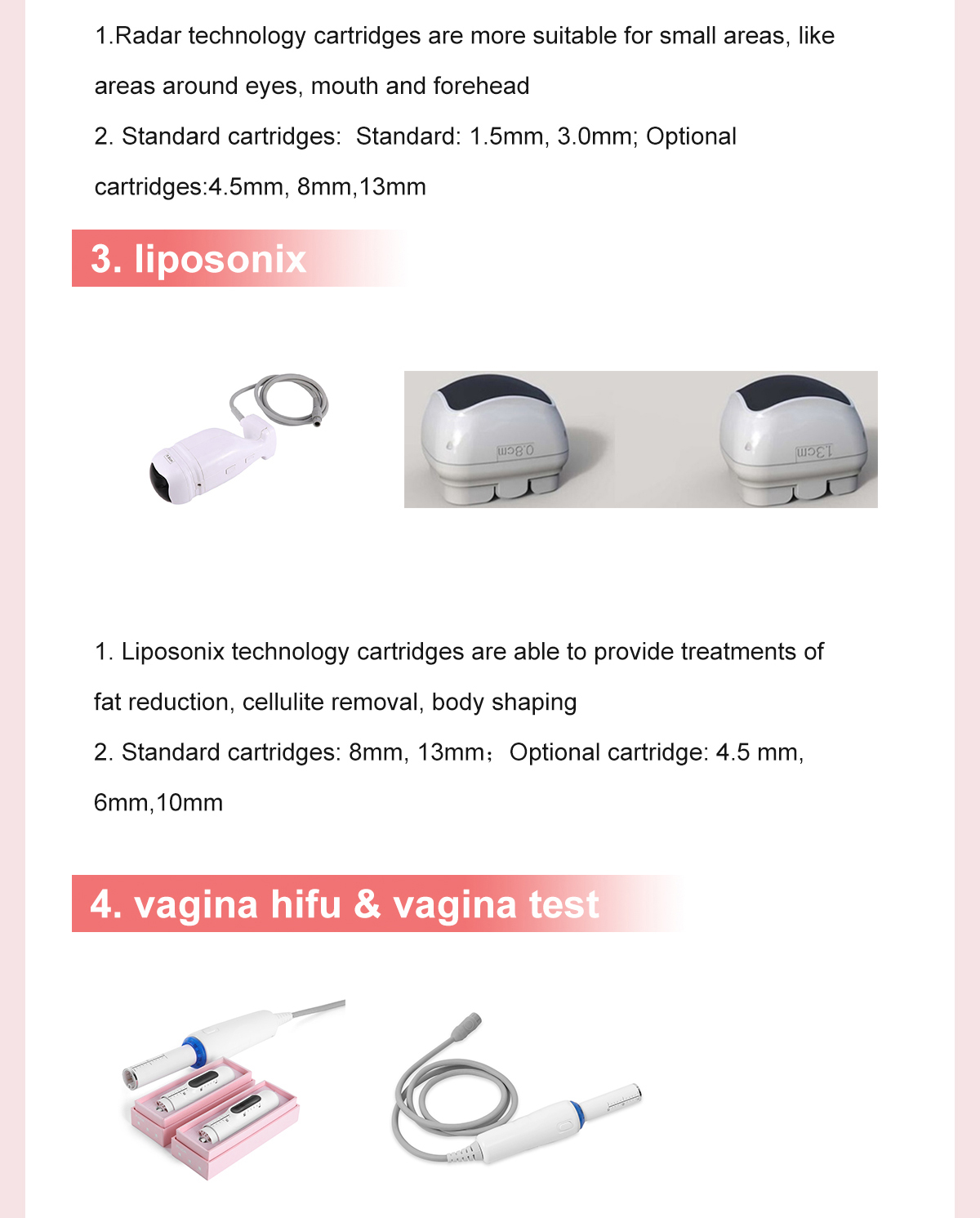 10D HIFU (4D HIFU+Vmax+Liposonix+Vaginal HIFU+Vaginal Test+Mirconeedling RF) 10D HIFU (4D HIFU+Vmax+Liposonix+Vaginal HIFU+Vaginal Test+Mirconeedling RF)