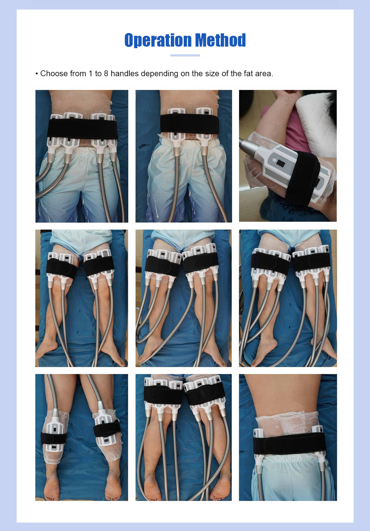 8 lce sculpture board cryolipolysis machine