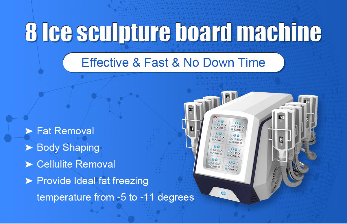 8 lce sculpture board cryolipolysis machine