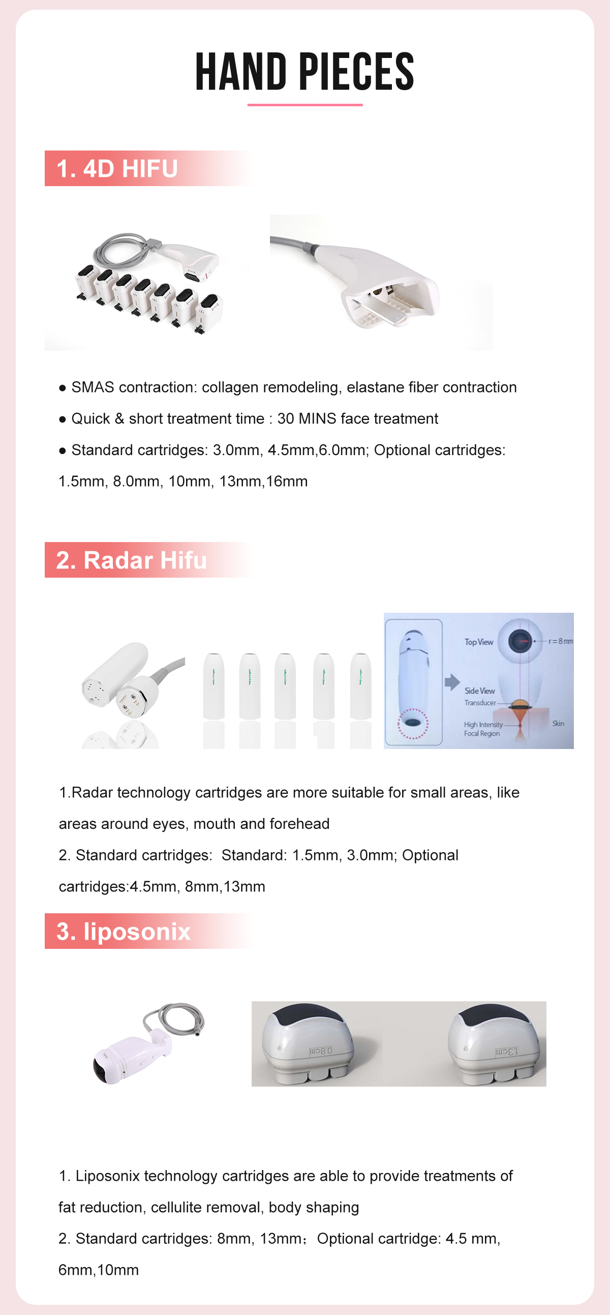 3 IN 1 HIFU Ultrasonic face and body shaping machine (4D HIFU + Radar HIFU+ liposonix) 3 IN 1 HIFU Ultrasonic face and body shaping machine (4D HIFU + Radar HIFU+ liposonix)