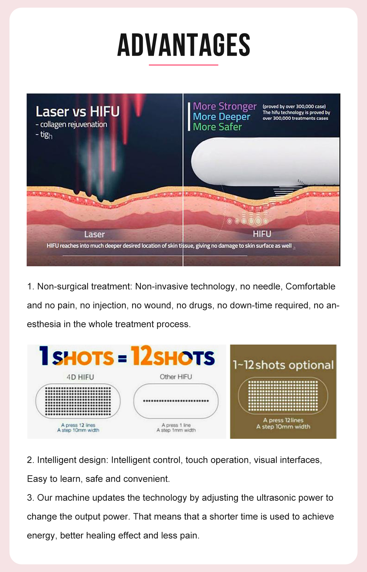 4D HIFU Ultrasonic 12 lines face and body shaping machine 4D HIFU Ultrasonic 12 lines face and body shaping machine